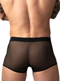 Male Power 145-307 Mesh 2 Mini Short Trunks Color Black