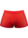Male Power Men's Underwear 145-307 Mesh 2 Mini Short Trunks Color Red