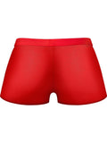 Male Power 145-307 Mesh 2 Mini Short Trunks Color Red