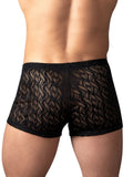 Male Power 150-305 Ripple Pouch Short Trunks Color Black