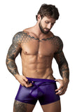Male Power Men's Underwear 152-302 Eggplant Crossover Short Color Plum