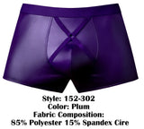 Male Power 152-302 Eggplant Crossover Short Color Plum