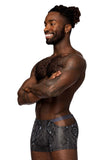 Male Power Men's Underwear 153-282 S-naked Pouch Short Color Black-Blue