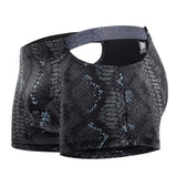Male Power Men's Underwear 153-282 S-naked Pouch Short Color Black-Blue