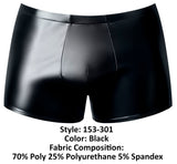 Male Power Men's Underwear 153-301 Liquid Onyx 2.0 Pouch Short Color Black