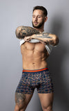 Male Power Men's Underwear 160-299 Soo Cumfy Boxer Brief Color Navy