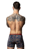 Male Power 160-299 Soo Cumfy Boxer Brief Color Navy-Orange