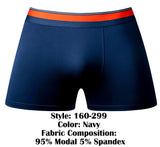 Male Power Men's Underwear 160-299 Soo Cumfy Boxer Brief Color Navy