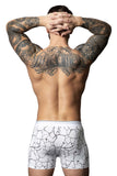 Male Power 160-299 Soo Cumfy Boxer Brief Color White-Black