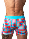Male Power Men's Underwear 160-306 So Comfy Gingham Boxer Brief in Gingham Print Color Gingham Print