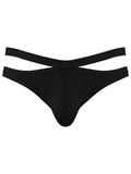 Male Power 237-308 Eco Cozy Cutout Thong Color Black