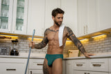 Male Power 330-305 Ripple Moon Jockstrap Color Teal
