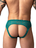 Male Power 330-305 Ripple Moon Jockstrap Color Teal