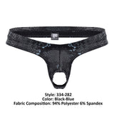 Male Power Men's Underwear 334-282 S-naked Power Sock Color Black-Blue