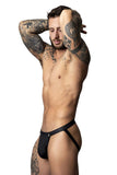 Male Power Men's Underwear 346-298 Oh Snap Snap Off Jock Color Black