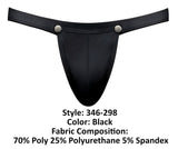 Male Power Men's Underwear 346-298 Oh Snap Snap Off Jock Color Black