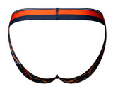 Male Power Men's Underwear 349-299 Soo Cumfy Jock Color Navy-Orange