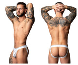 Male Power Men's Underwear 349-299 Soo Cumfy Jock Color White-Black