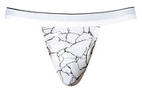 Male Power Men's Underwear 349-299 Soo Cumfy Jock Color White-Black