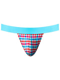 Male Power Men's Underwear 349-306 So Comfy Gingham Jock in Gingham Print Color Gingham Print