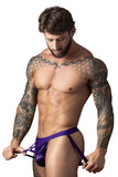 Male Power Men's Underwear 350-302 Eggplant Crossover Jock Color Plum