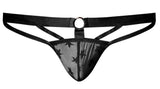Male Power Men's Underwear 386-291 Love Star Jock with Ring Color Black
