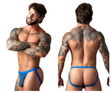 Male Power 388-11C Fishnet 2 Jockstrap Color Royal