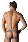 Male Power Men's Underwear 392-295 Go Wild Sport Jock Color Multi Animal