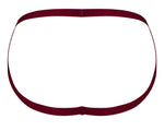 Male Power 394-289 Lucifer Strappy Jock Color Burgundy