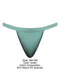 Male Power 394-308 Eco Cozy Jockstrap Color Green