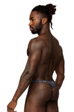 Male Power 409-282 S-naked Criss Cross Thong Color Black-Blue