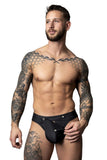 Male Power Men's Underwear 410-298 Oh Snap Snap off Thong Color Black