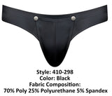 Male Power Men's Underwear 410-298 Oh Snap Snap off Thong Color Black