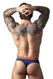 Male Power Men's Underwear 412-299 Soo Cumfy Thongs Color Navy