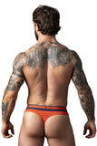 Male Power Men's Underwear 412-299 Soo Cumfy Thongs Color Orange