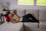 Male Power Men's Underwear 412-306 So Comfy Gingham Thong in Gingham Print Color Gingham Print