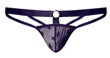 Male Power Men's Underwear 416-291 Love Star Thong with Ring Color Purple