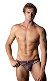 Male Power Men's Underwear 416-291 Love Star Thong with Ring Color Purple