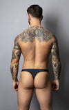 Male Power Men's Underwear 442-300 Hot Mesh Bong Thong Color Black-Red