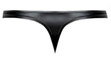 Male Power Men's Underwear 442-301 Liquid Onyx 2.0 Bong Thong Color Black