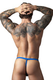 Male Power Men's Underwear 449-11C Fishnet 2 G-String Color Royal