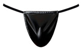 Male Power Men's Underwear 450-301 Liquid Onyx 2.0 G-String Color Black