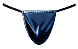 Male Power Men's Underwear 450-301 Liquid Onyx 2.0 G-String Color Blue
