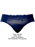 Male Power 492-280 Sassy Lace Bikini Sold Pouch Color Navy