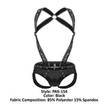 Male Power Men's Underwear PAK-154 Fetish Uranus Jockstrap Color Black