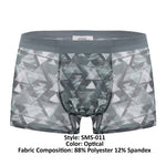 Male Power SMS-011 Sheer Prints Seamless Short Color Optical