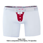 PPU 1325 Tuxedo Boxer Briefs Color White