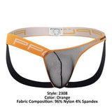 PPU 2308 One Side Mesh Jockstrap Color Orange