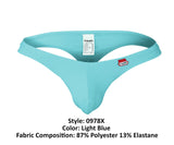Pikante Men's Underwear PIK 0978X Angola Thongs Color Light Blue