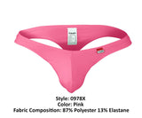 Pikante Men's Underwear PIK 0978X Angola Thongs Color Pink
